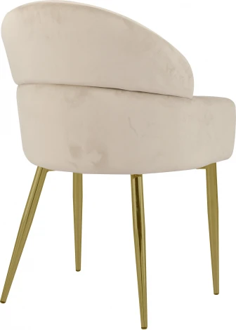 Стул обеденный Берклей D-1202D, бежевый/золото IST-CASA
