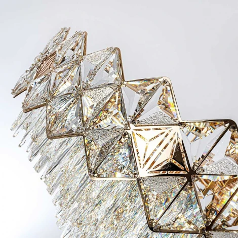 Подвесная люстра хрустальная Modelux MODELUX ML.7555.25 GD