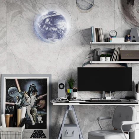 Настенно-потолочные Space 3085/EL (регулировка яркости, LED, 220V, пульт управления, круглые, IP43)