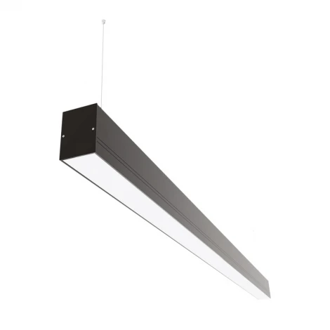 Светодиодный линейный светильник Wolta Профиль ДСО01-54-301-4К-Ч матовый