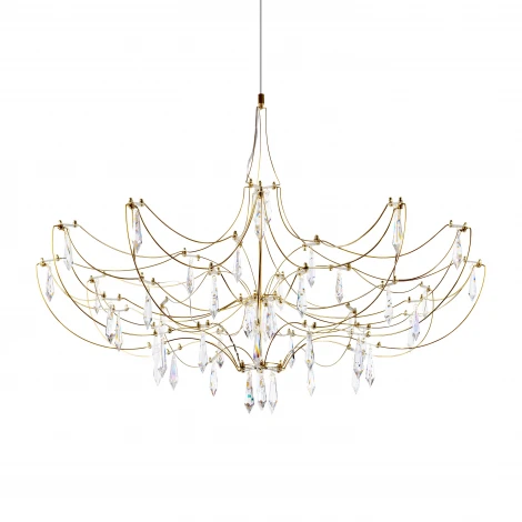 Подвесная люстра светодиодная Loft It Mira 10589/900 Gold Asfour
