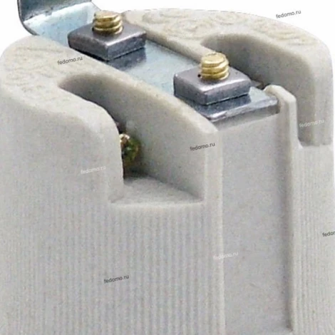 Патрон E27 Horoz, белый