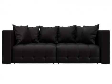 Диван прямой Лига-052 НПБ (ЛДСП,Брус,Фанера/Пластик/Экокожа/Коричневый) Лига Диванов 129903