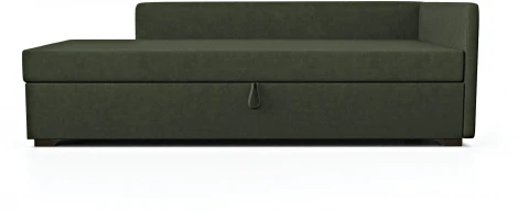 Диван-кровать Arsko Велес Угол правый велюр зеленый
