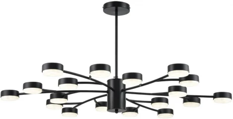 Потолочная люстра на штанге Lumion Torina 8117/18 черный, металл LED GX53 18*7W 220V