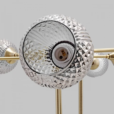 Потолочная люстра на штанге Imex MD.5299-6-S-AB+BK