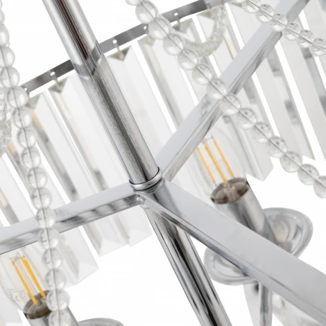 Подвесная люстра хрустальная на штанге Arte Milano Sorrento-1009 371009/6/50/500 CR (220V)