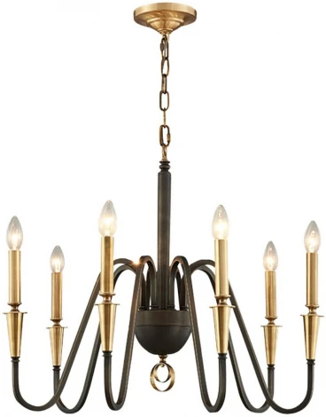 Подвесная люстра Alfa Light F1124-17 (220V, на цепи, свеча)