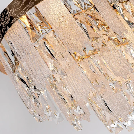 Подвесная люстра хрустальная Modelux MODELUX ML.7206.900.300 GD