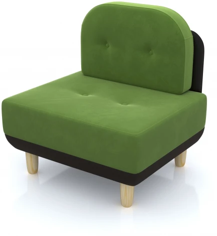 Кресло Arsko Торли зеленый велюр