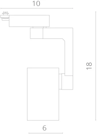 Трековый светильник Arte Lamp Traccia A2311PL-1BK (LED, 220V)