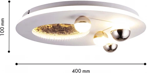 Настенно-потолочный светильник светодиодный Favourite Plaides 4630-4C (220V, шарики)