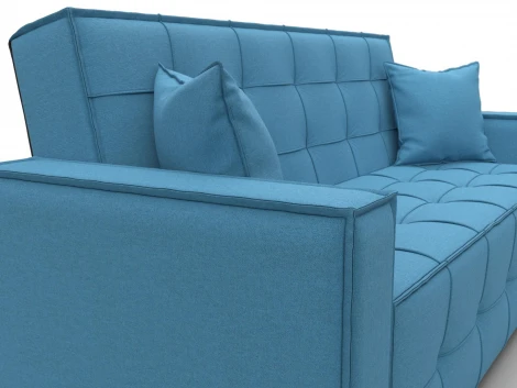 Диван-книжка Лига-067 (ДВП,Дерево/Пластик/Рогожка/Голубой) Лига Диванов 129828