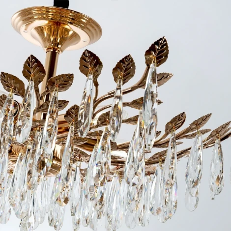 Подвесная люстра хрустальная Modelux MODELUX ML.6747.6 GD