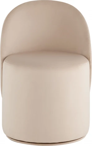 Пуф Loreen вращающийся велюр молочный Stool Group (арт.УТ000039107)