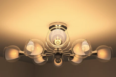 Потолочная люстра на штанге Ritter Parma 52517 2