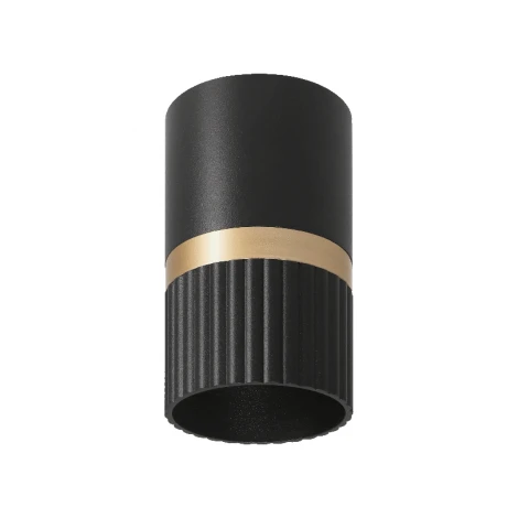 Точечный светильник накладной Wolta WSL-GU10/19BG под лампу GU10 Черный / золотой DUO