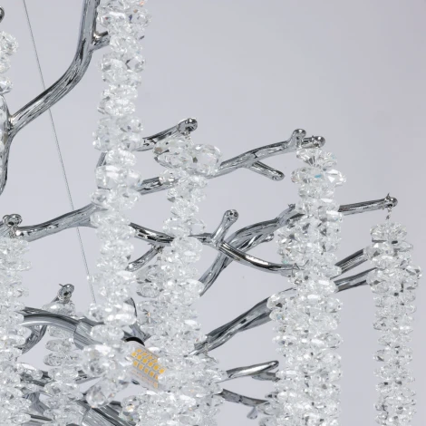 Подвесная люстра MW-Light Лайма 467013510 (220V, хрусталь, на тросе, ветки)