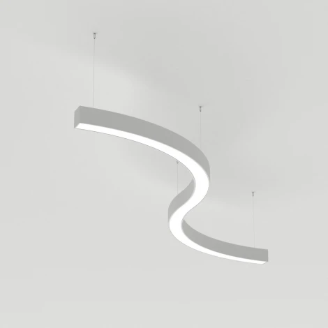 Подвесной линейный светильник LED SP-LINE-HANG ARC-S3535-D800-65W Day4000 (WHITE, 230V) (Arlight, Металл) 034050(1)