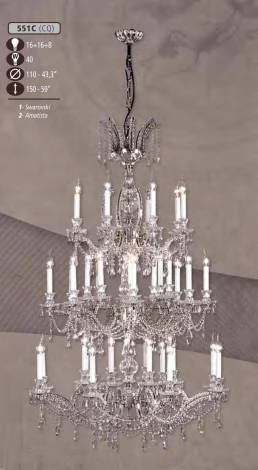 Riperlamp 551C/16+16+8 CQ AMATISTA