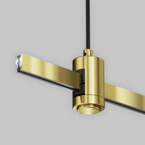 Подвес тросовый Hang с вводом питания Flarity латунь Maytoni Accessories for tracks Flarity TRA157SW-B1-BS (24V)