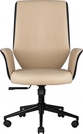 Офисное кресло для руководителей DOBRIN MAXWELL (кремово-черный)