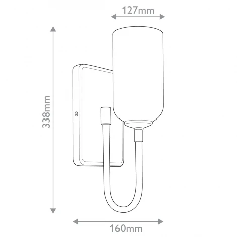 Бра Kichler Solia KL-SOLIA-1W-CPZB
