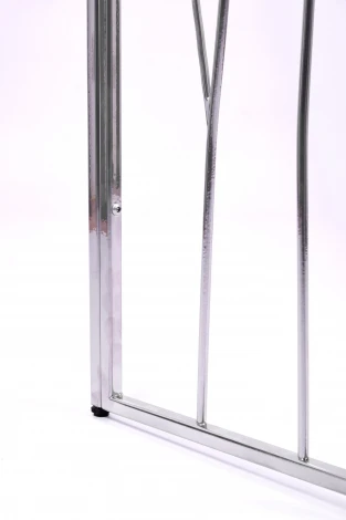 Консольный стол AllConsoles 1121-CS clear серебряный