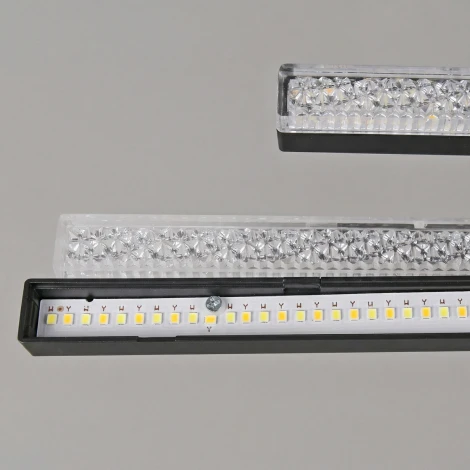 Потолочная люстра светодиодная с регулировкой цветовой температуры, яркости и ночным режимом Reluce 79560-0.3-06 BK