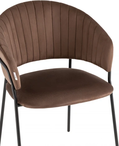 Стул Stool Group Бруно велюр коричневый УТ000037663