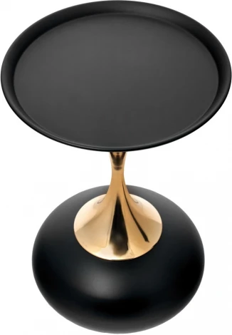 Кофейный столик Angel диам.40см x 55см, чёрный, металл Bradexhome арт.FR 1027