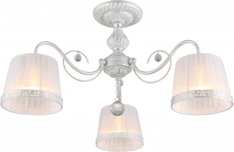 Потолочная люстра на штанге Campovaglio OML-54117-03 (220V, хрусталь, подвески)