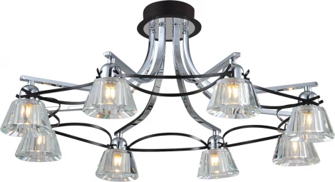 Потолочная люстра N-Light 89102 89102-8 chrome + wengue