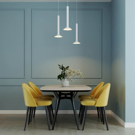 Подвесной светильник Elektrostandard Fest 50315 LED 7W 3000K белый (220V, на проводе, круглые)