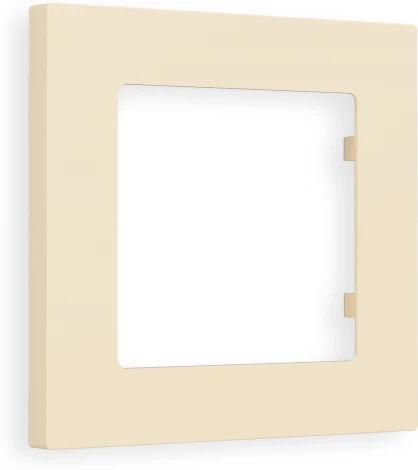 Рамка Ambrella Volt ALFA Techno (Бежевый матовый) 1-ая AF220331