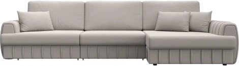 Диван угловой Лига-057 НПБ Лонг угол правый Лига Диванов (Замша) арт.129315