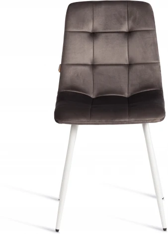 Стул CHILLY (mod. JSC-220) / 1 шт. в упаковке Tetchair (Велюр,Металл /Серый) арт.24969