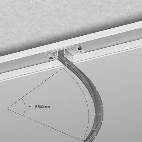 Встраиваемый гибкий алюминиевый профиль Elektrostandard LL-2-ALP024 под ГКЛ 9,5мм (под ленту до 9,5mm)