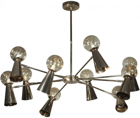 Потолочная люстра на штанге Loft It Halley 10046/10 Gold (220V, шарики)