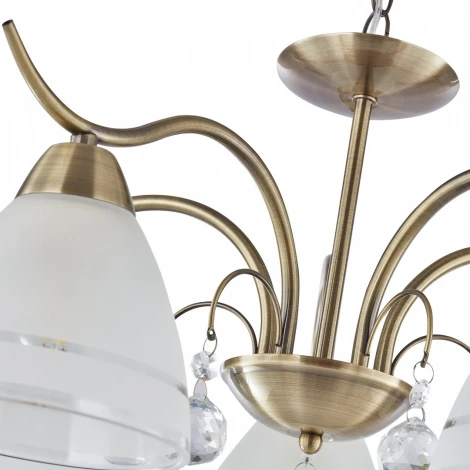 Подвесная люстра Arte Milano Amalfi-8656 334756/5 AB (220V, подвески, на цепи)