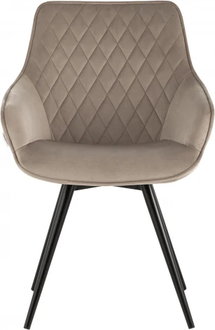 Стул вращающийся Сеул велюр серо-бежевый УТ000035943