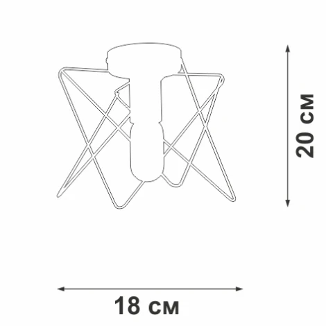 Потолочный светильник V4721-1/1PL Vitaluce (220V)