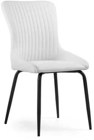 Стул Woodville на металлокаркасе Lado white / black 15562