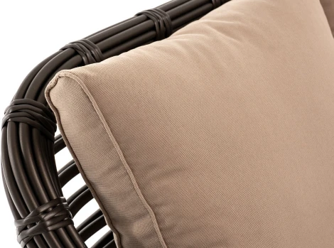 "Ницца" диван из искусственного ротанга трехместный, цвет бронзовый 4SIS арт.УТ-00006753