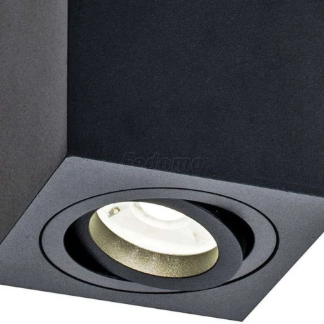 Накладной потолочный светильник Atom GU10 1x50Вт Maytoni Technical C017CL-01B