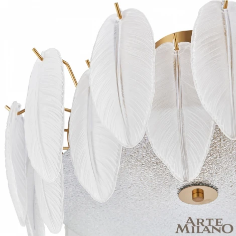 Потолочная люстра на штанге Arte Milano Rim 315009/D500 BS (220V, перо)