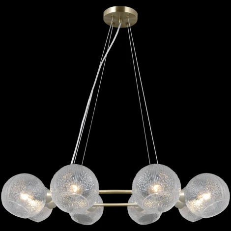 Подвесная люстра ILLUMICO IL0728-8PSQ-24 AB ARIES (220V, на тросе)