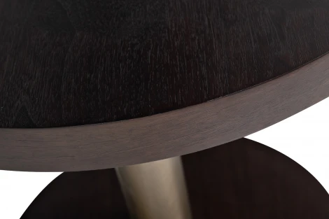 58DB-19372 Стол журнальн.Kong темный орех d70*60см Garda Decor