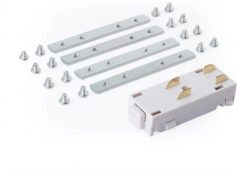 Коннектор прямой для магнитного шинопровода в натяжной потолок Ambrella TRACK SYSTEM GL1107 (220V)