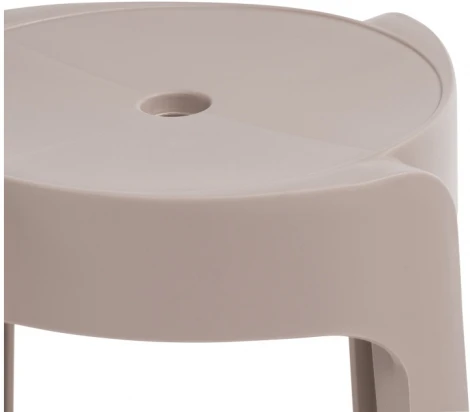 Табурет Woodville Bovel (Пластик, Бежевый) 15686